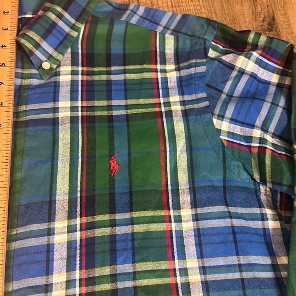Polo Ralph Lauren button up Flannel classic Fit Men’s size XL - Picture 8 of 14